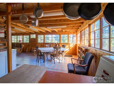 Windows line the Cabin