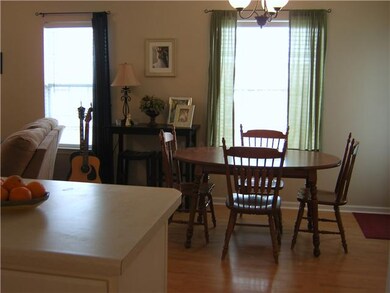 Dining area with large window