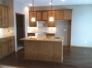 Kitchen with granite counters