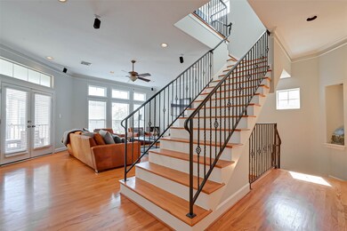 Stairway to third floor