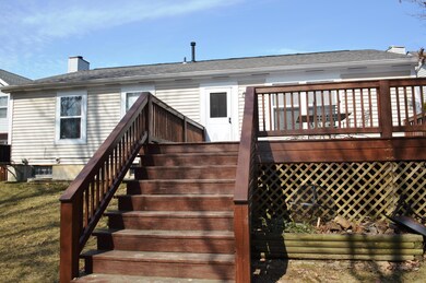 Stairs to custom deck