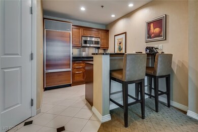 Kitchen with stainless steel microwave, built in f