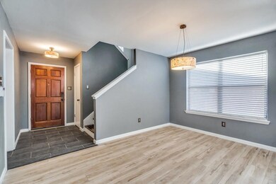 Foyer featuring dark hardwood / wood-style floors