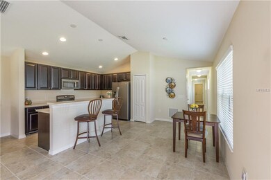 Kitchen, Dining, Looking down hall to bedrooms, la