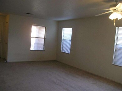 Spacious living room with lots of light