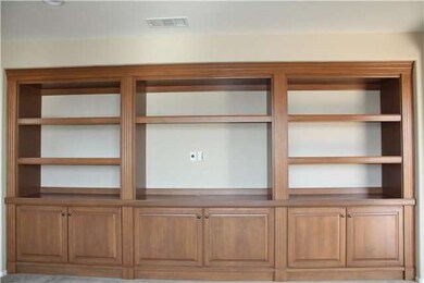 Built in Wall Cabinet in the Family Room