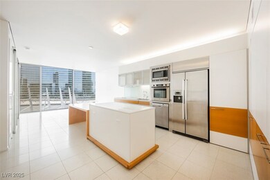 Kitchen with built in appliances, a kitchen island