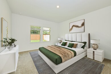 Virtually Staged Primary Bedroom