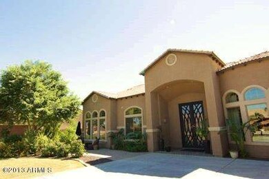 Front door and patio