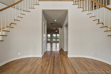 Grand Double Staircase Highlighting the Gracefully