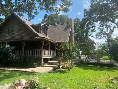west side of the home (more decks and porches).