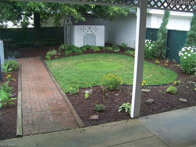 Backyard looking from the Dining Area window