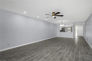 Foyer with side light at Entry Door