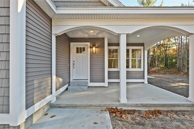 Grand entry way, with arches along...