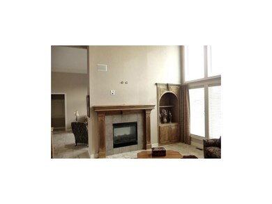 Family Room side fireplace ready for TV mounting a