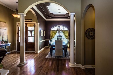 Arches, Columns, Crown Molding, Chair Rail, Hardwo