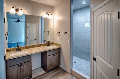 Master Bath to walk in shower