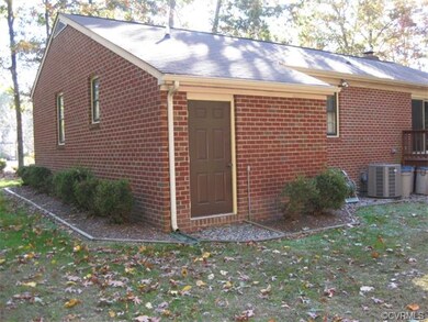 Attached Brick Storage Shed