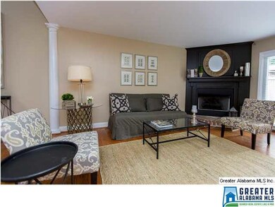 Open Concept Living Space with Gas Fireplace