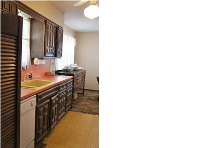 Galley kitchen and lots of cabinet space!
