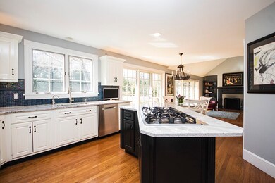 Open bright kitchen