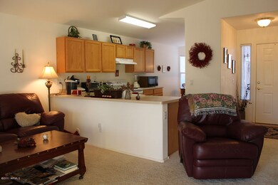 great room into kitchen