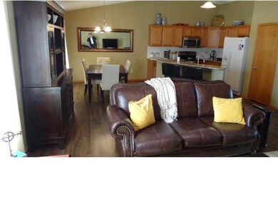 This is a view from the living room looking into t