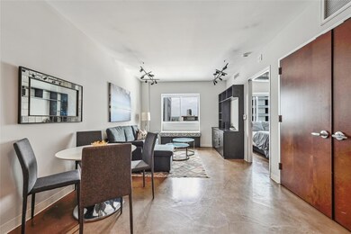 Dining room with baseboards and visible vents