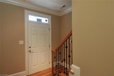 Main level entry.