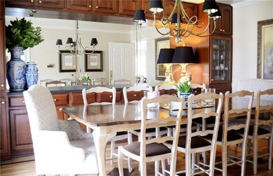 Dining Room With Built-ins
