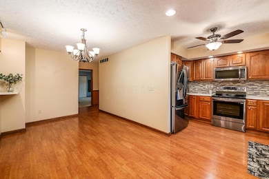 Kitchen with eat in area
