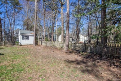 backyard and storage shed