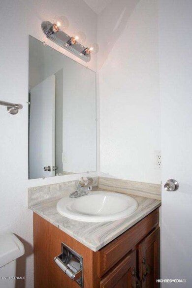 Master bathroom vanity and sink
