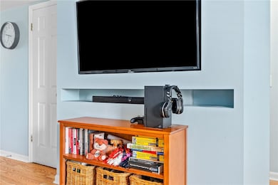 Recessed area for TV and gaming devices in wall!