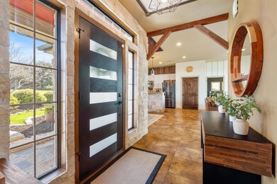 Foyer entrance featuring recessed lighting