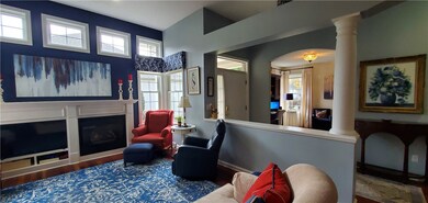 Vaulted ceilings and transom windows throughout