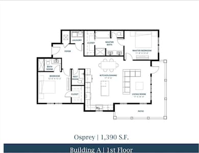 The Osprey is the premier two-bedroom home of Aran