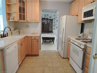 Updated kitchen with corian counters and ceramic f