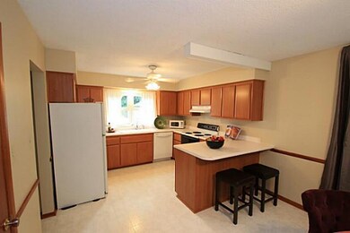 Kitchen. Large kitchen with new cabinet facing and