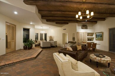 Great Room Entry w/ Saltillo Tile Floor
