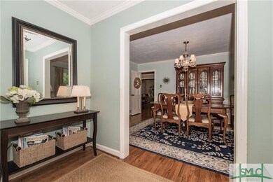 Foyer with Dining Room to right
