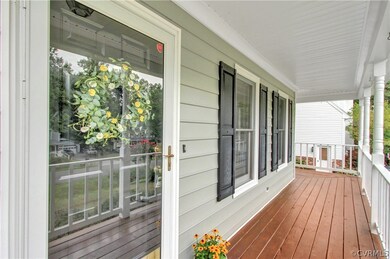 Welcome to the front porch with plenty of room for