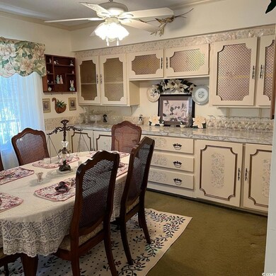 View of dining space
