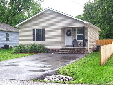 Paved driveway welcomes you home