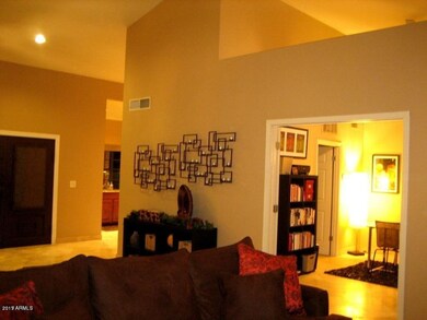 Den/office adjacent to family room