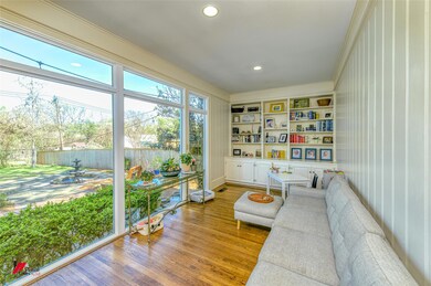 Sunroom seating area