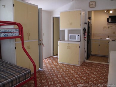 Bathroom door on Left.