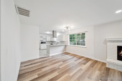 Updated laminate flooring