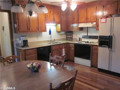 Kitchen - Gorgeous Hardwood Floors, Corian Counter