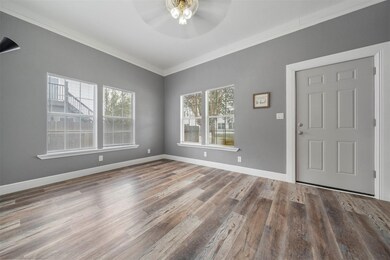 Bright and inviting room with windows, for natural
